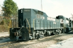 NS 9728 is coupled to NS 1377 at Glenwood Yard